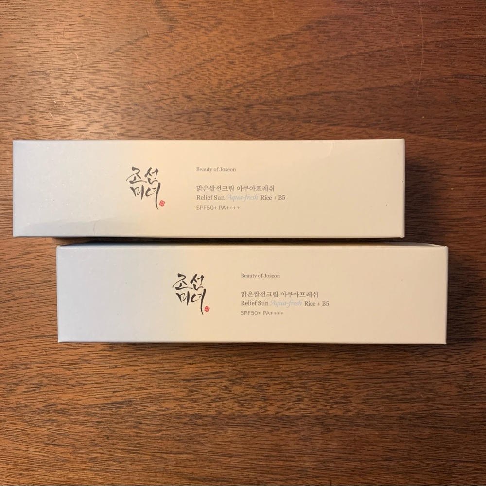 BEAUTY OF JOSEON - Relief Sun Aqua-fresh Rice + B5 SPF50+ PA++++ - 50ml (2!)